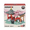  P880011 Panlos Kumamoto Ayısı ve Kiraz Çiçeği Parkı 537 Parça Blok Seti -Vagon life