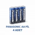 BUĞZ Panasonic AA Kalem Pil Zinc Carbon R6 1.5V General Purpose 4lü 1Paket