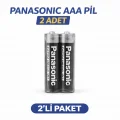BUĞZ Panasonic AAA R03 İnce Pil Zinc Carbon Extra Heavy Duty 2’li 1 Paket