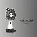  Panda Desenli USB Şarjlı Taşınabilir Mini Vantilatör