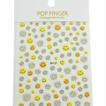 BUĞZ Papatya Emoji Tattoo Dövme Sticker