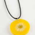  Papatya Epoksi Kolye