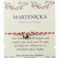 BUĞZ Papatya Marteniçka İp Bileklik