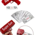 BUĞZ Para Dolar Atma Makinası Super Money Gun Para Saçma Fırlatma Tabancası - BUĞZ