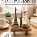 BUĞZ Paris Eyfel Kulesi Hediyelik Eyfel Retro Kum Saati Dekoratif Eşya Yeni Nesil