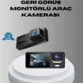 BUĞZ Park Modlu 3 Kameralı Araç Kayıt Cihazı 1080P Ön Kamera 2’’ Ekran