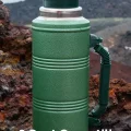 BUĞZ Paslanmaz çelik 2.2 litre 48 saat yalıtımlı yeşil çay termosu kutusuz - Spor & Outdoor