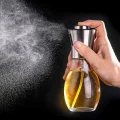 BUĞZ Paslanmaz Çelik Başlıklı Cam Spray Yağdanlık - Lisinya