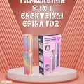 BUĞZ Paslanmaz Çelik Bıçaklı USB Epilatör – Kaş, Üst Dudak ve Çene Tüy Temizleyici