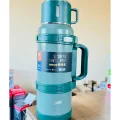 BUĞZ Paslanmaz çelik siyah termos 2 litre kutulu 48 saat yalıtım gıda temas sembollü - Spor & Outdoor