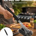 BUĞZ Paslanmaz Çelik Telli Mangal Temizlik Fırçası Yeni Nesil