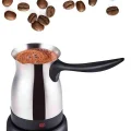  Paslanmaz Çelik Türk Kahvesi Makinesi 6 Fincan Kpasiteli Elektrikli Cezve