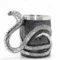 BUĞZ Paslanmaz Çelik Yılan Tasarımlı Kupa Bardak