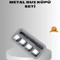 BUĞZ Paslanmaz Metal Buz Küpleri Seti Klipsli Sulandırmadan Soğutma Özellikli