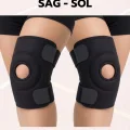 BUĞZ Patella Destekli Sporcu Diz Korsesi İkili Set - Sağ Sol Çapraz Bağ Menisküs