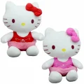 BUĞZ Peluş Hello Kitty Elbiseli Kurdeleli 36 cm