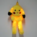 BUĞZ Peluş Işıklı Oynar Kulaklı Pikachu Sırt Çantası