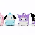 BUĞZ Peluş Kuromi My Melody ve Cinnamoroll Sırt Çantası