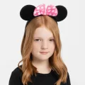 BUĞZ Pembe Fiyonklu Minnie Mouse Tacı Mini Kulak
