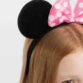 BUĞZ Pembe Fiyonklu Minnie Mouse Tacı Mini Kulak