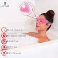 BUĞZ Pembe Jel Boncuklu Göz Maskesi, Soğuk & Sıcak Kullanım Rahatlatıcı Terapi Maskesi