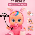  Pembe Kız Ağlayan Ve Konuşan Et Bebek İNTERAKTİF İSTEKLERİNİ YERİNE GETİR BEBEK