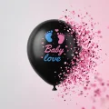 BUĞZ Pembe Konfetili Cinsiyet Balonu