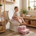 BUĞZ Pembe Kulplu Çocuk Klozet Adaptörü