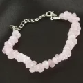 BUĞZ Pembe Kuvars Kırık Doğaltaş Bileklik