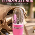 BUĞZ Pembe Manikür Pedikür Bakım Seti Cımbız Tırnak Makası Makas Törpü