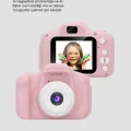 BUĞZ Pembe Mini 1080p HD Çocuk Kamera – 8MP, Video Kaydı,TF Kart Destekli