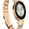 BUĞZ Pembe Rose Gold Kasa ve Silikon Kordonlu Kadınlar İçin Akıllı Saat, AMOLED Ekran ve NFC Özellikli