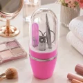 BUĞZ Pembe Tırnak Bakım Seti Cımbız Makas Tırnak Makası ve Törpü İçeren Kit