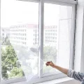 BUĞZ Pencere Cam Sineklik-beyaz ( 150 Cm X 100 Cm)+5m Bant