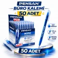 BUĞZ Pensan Büro Tükenmez Kalem 1.0 mm Mavi 50 Adet