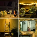 BUĞZ Peri Led Işık 10 Metre (Sarı) Pilli Aydınlatma Şerit Led Saçak Spot Süsleme