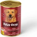 BUĞZ Petzzdogs Sığır Etli Yetişkin Köpek Konservesi 400 gr 1 Adet