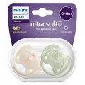 BUĞZ Philips Avent Ultra Soft Yumuşak 2li Emzik 0-6 Ay - SCF091/07