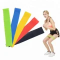 BUĞZ Pilates Squat Aerobik Direnç Lastiği 5 Li Paket