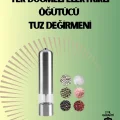  Pilli Otomatik Baharat Değirmeni Gıda Sınıfı Çelik Sessiz Öğütücü Alet