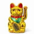 BUĞZ Pilli Sallanan Şans Kedisi - Maneki Neko