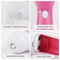 BUĞZ Pilli Yüz Cilt Temizleme Cihazı Siyah Nokta Peeling Fırça Seti Vücut Yüz Bakımı Masaj Aleti ( BUĞZ )