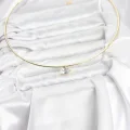 BUĞZ Pirinç Gold Renk Choker Model Zirkon Taşlı Kadın Kolye