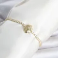 BUĞZ Pirinç Gold Renk Deniz Kabuğu Model Su Yolu Kadın Bileklik