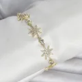 BUĞZ Pirinç Gold Renk Kutup Yıldızı Model Kadın Bileklik