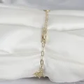 BUĞZ Pirinç Gold Renk Kutup Yıldızı Model Kadın Bileklik