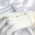 BUĞZ Pirinç Gold Renk Yonca Model Kadın Şahmeran