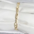BUĞZ Pirinç Gold Renk Zirkon Taşlı Kadın Bileklik