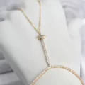BUĞZ Pirinç Gold Renk Zirkon Taşlı Kutup Yıldızı Şahmeran