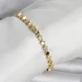 BUĞZ Pirinç Gold Renk Zirkon Taşlı Yıldız Model Kadın Bileklik